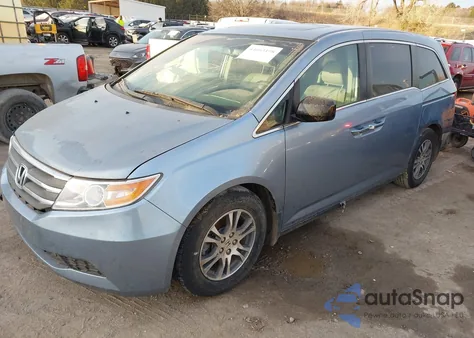 2011 Honda Odyssey Ex-L from USA, damaged, VIN 5FNRL5H66BB019130